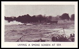 Laying a Smoke Screen at Sea